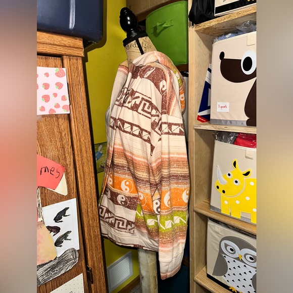 ☀️🧡💛🤎NWT URBAN OUTFITTERS DBG Open Front Jacket with pockets and hood - Picture 8 of 14